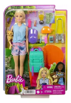 Barbie Malibu Muñeca Dia De Campamento