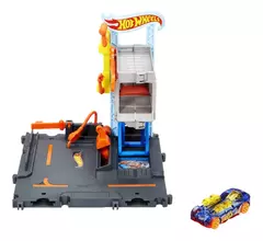 Pista de autos Hot Wheels City Downtown Repair Station color gris en internet