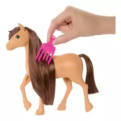 Barbie Mysteries The Great Horse Barbie Set De Juego Pony Peinados Divertidos Pepper - Pichoncitos