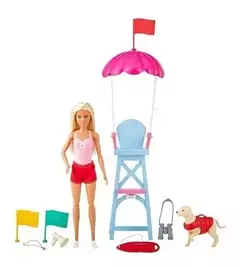 Muñeca Barbie Socorrista Salvavidas Guardavidas - Pichoncitos