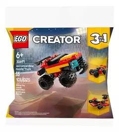 Lego Creator 3 En 1 30691 - Mini Monster Truck Convertible 55 Monster Truck - Pichoncitos