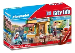 Figura Armable Playmobil City Life Pizzería Con 167 Piezas 70336 - comprar online