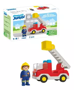 Playmobil Junior: Camión De Bombero 71683 - comprar online