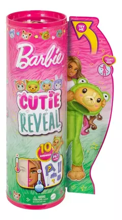 Barbie Cutie Reveal Muñeca Perrito Disfrazado De Rana - comprar online