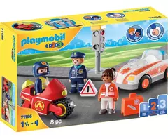 Playmobil 123 Heroes Del Día A Dia Policías, Bomb Méd 71156 - comprar online