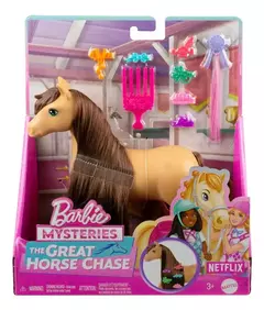 Barbie Mysteries The Great Horse Barbie Set De Juego Pony Peinados Divertidos Pepper