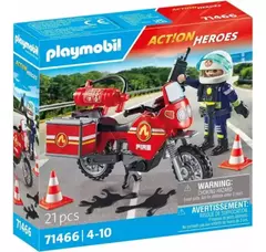 Playmobil City Action 71466 - Moto De Bomberos - comprar online