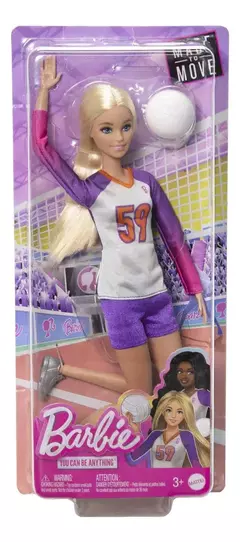 Barbie made to move Profesiones Muñeca Jugadora De Voley - comprar online