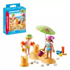 Figura Niños Con Castillo De Arena 71581 Playmobil - comprar online