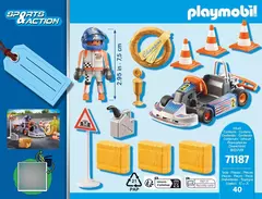 Playmobil Sports & Action 71187 Set Auto Karting De Carreras - tienda online