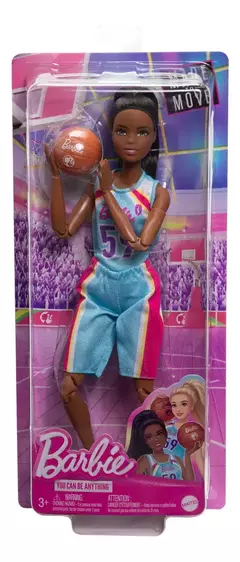 Barbie made to move Profesiones Muñeca Jugadora De Baloncesto - comprar online