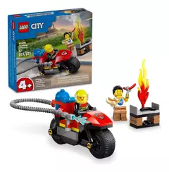 Lego City 60410 Moto De Rescate De Bomberos 57 Piezas - comprar online