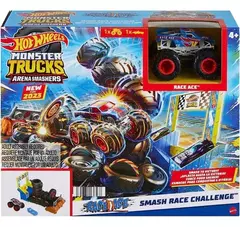 Hot Wheels Monster Trucks Pista De Juguete Arena De Demolición Race Ace Color Multicolor - comprar online