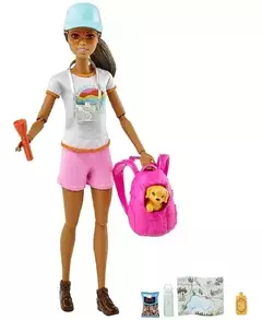 Barbie Muñeca Articulada Caminata Con Cachorro en internet