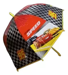 Paraguas Impermeable Infantil Lluvia Automatico Disney Wabro Color Cars Amarillo - comprar online