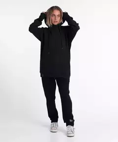 Buzo básico frisa negro Okiwama Unisex Talle 14 - 16 - 18 escolar en internet