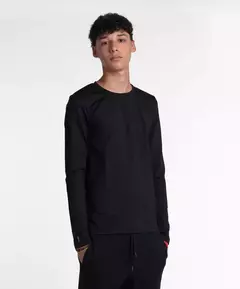 Remera Smith Okiwama Negra Térmica Unisex talle 10 - comprar online
