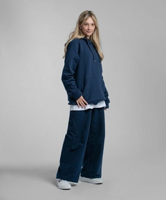 Buzo columbia básico frisa azul marino Okiwama Unisex Talle 8 escolar - comprar online