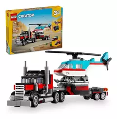 Lego Creator 31146 Camión Plataforma Con Helicóptero - comprar online