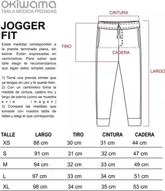 Jogger Fit Rústico Marino Unisex talle S-M-L-XL - Pichoncitos