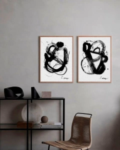 SET Abstracts blanco y negro