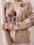 Sweater Importado Bordado Lentej Flores