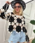 Blusa Importada Crochet Manga Larga - comprar online