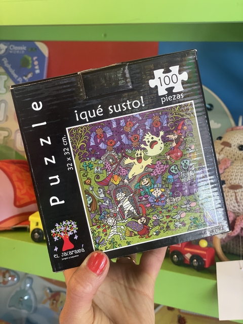 Rompecabezas de 100 piezas (que susto )