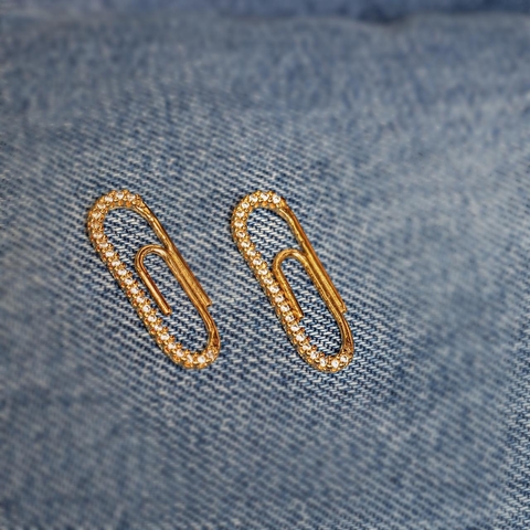 Pingente Clips Cravejado