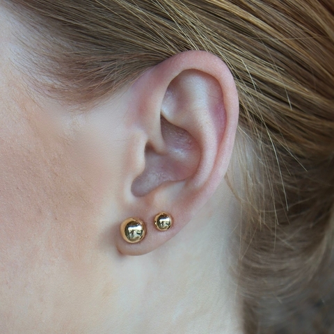 Brinco Esfera Dourado - comprar online