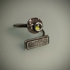 Anillo de Plata 925 con Turmalina verde - tienda online