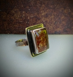 Anillo de Plata 925 con Cuarzo lodolita