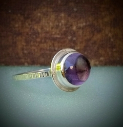 Anillo de Plata 925 con Amatista