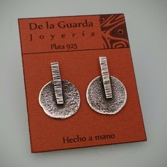 Aros con texturas 1 - De la Guarda Joyería