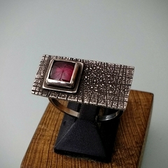 Anillo de Plata 925 con Granate