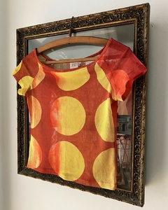 Remera traslúcida círculos - comprar online