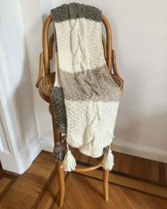 Bufanda y gorro tejido artesanal - SHIDRA