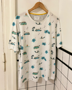 Remera Denim & flower