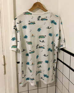 Remera Denim & flower - SHIDRA