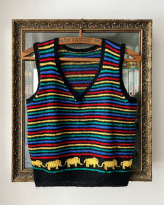 Chaleco de lana artesanal - comprar online