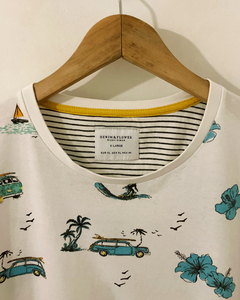 Remera Denim & flower en internet