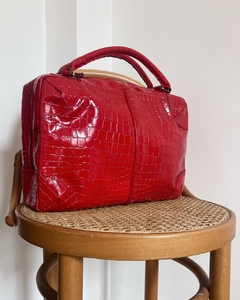 Cartera Croco Red