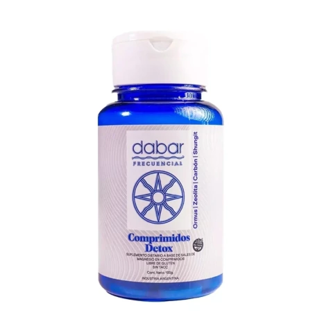 Comprimidos Detox DABAR | A base de sales de Magnesio | x120 comp