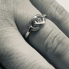 ANILLO VERONA INFINITO REGULABLE, LISO Y PAVE - comprar online
