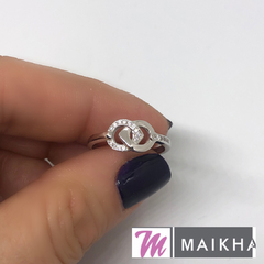 ANILLO VERONA INFINITO REGULABLE, LISO Y PAVE - comprar online