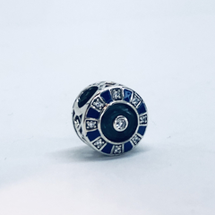 OJO TURCO ESMALTE AZUL DETALLES EN PIEDRA FANTASIA CRISTAL - comprar online