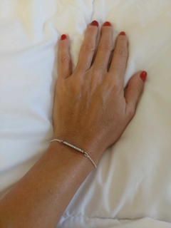 BARRA CIRCONITAS CRISTAL PERFIL DE CORAZONES ESTILO PAND en internet