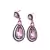 Brinco Folheado Zirconias Livia By Peça Rara