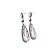 Brinco Folheado Gota Zirconias Fina By Peça Rara