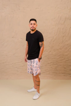 SHORT MASCULINO CREME - Sam maar